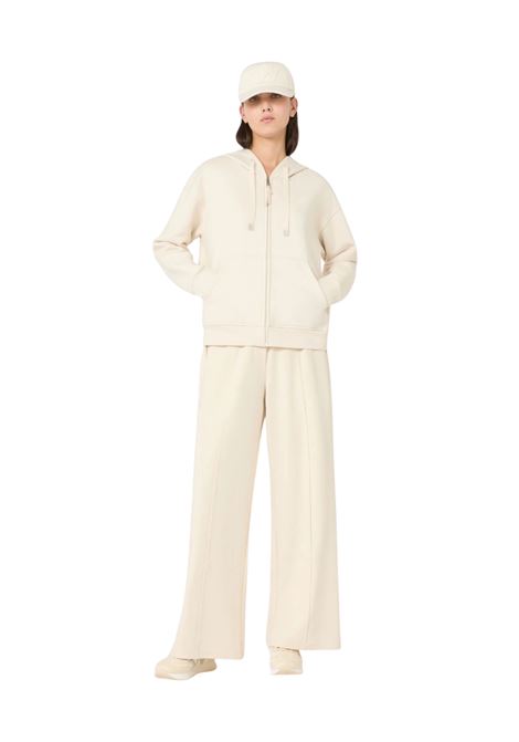Felpa con zip in cotone - AVORIO Weekend MAXMARA | CANE001